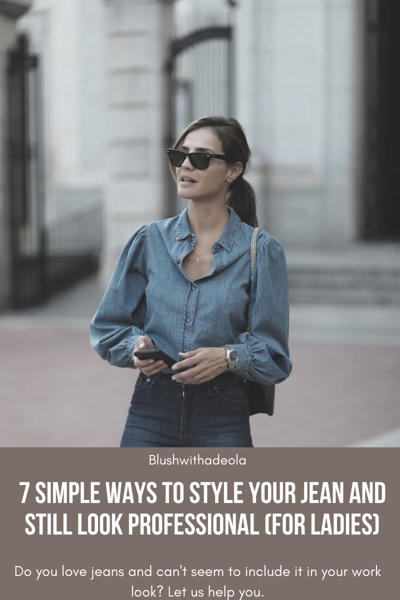 How to wear your jeans at the office